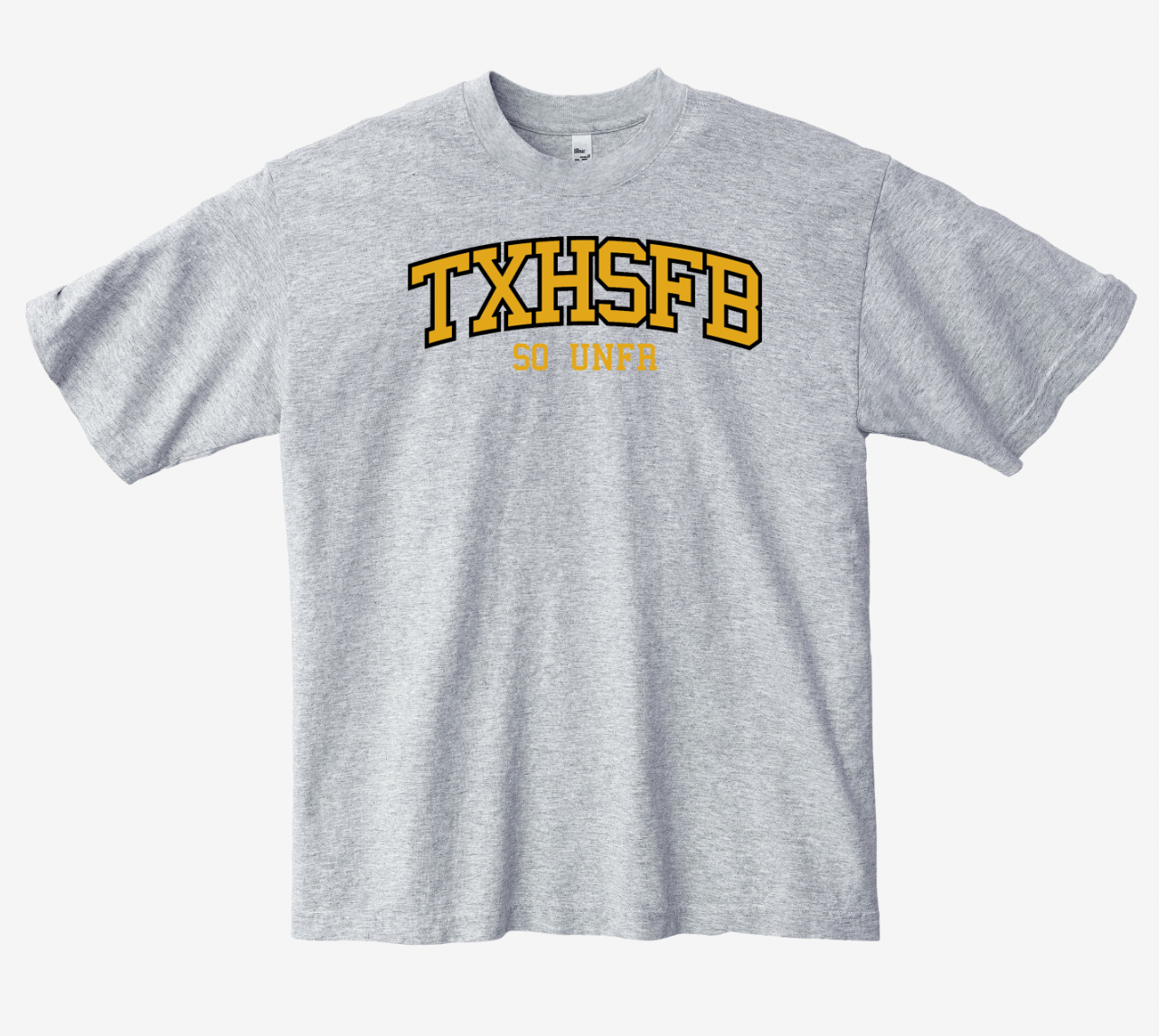 TXHSFB T-Shirt Gold/Grey