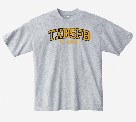 TXHSFB T-Shirt Gold/Grey
